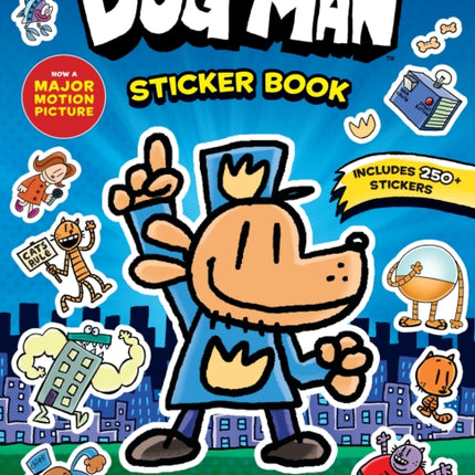 Dog Man the Movie Official Sticker Activity Book