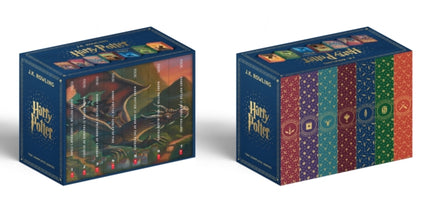 Harry Potter Paperback Box Set Books 17 Stenciled Edges