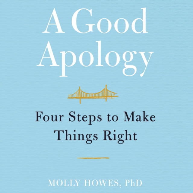 A Good Apology: Four Steps to Make Things Right