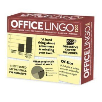 Office Lingo 2023 Box Calendar