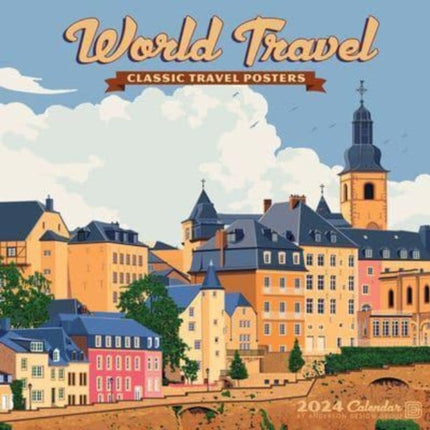 World Travel 2024 12 X 12 Wall Calendar