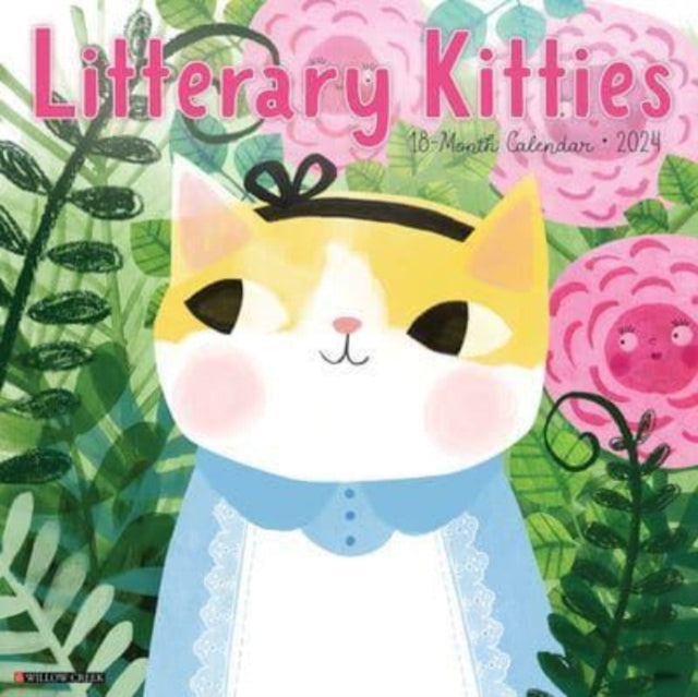 Litterary Kitties 2024 12 X 12 Wall Calendar