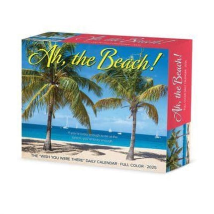 Ah the Beach 2025 6.2 X 5.4 Box Calendar