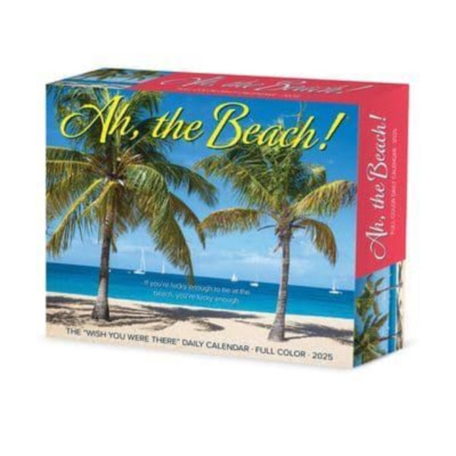 Ah the Beach 2025 6.2 X 5.4 Box Calendar