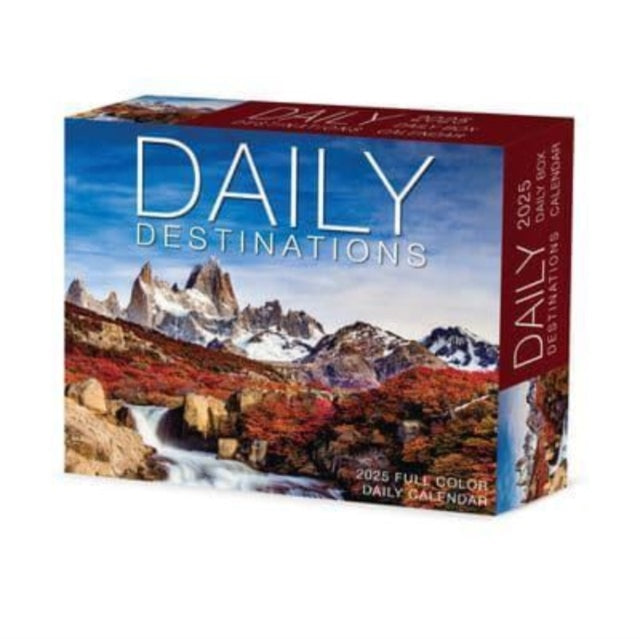 Daily Destinations 2025 6.2 X 5.4 Box Calendar