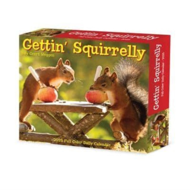 Gettin Squirrelly 2025 6.2 X 5.4 Box Calendar