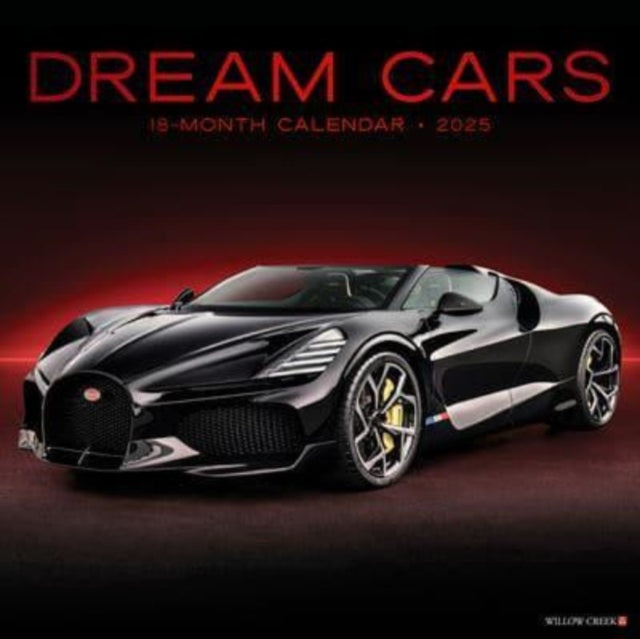 Dream Cars 2025 12 X 12 Wall Calendar Foil Stamped Cover