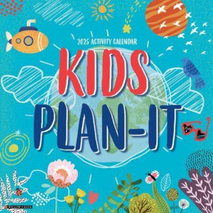 Kids Plan It  Activity 2025 12 X 12 Wall Calendar