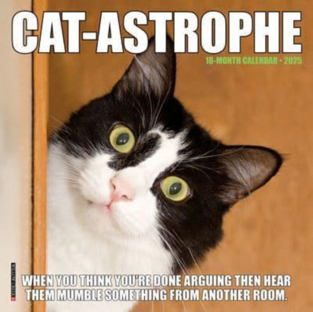 CatAstrophe 2025 7 X 7 Mini Wall Calendar