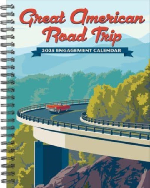 Great American Road Trip 2025 6.5 X 8.5 Engagement Calendar