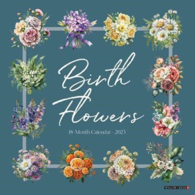 Birth Flowers 2025 12 X 12 Wall Calendar