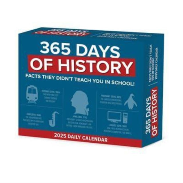 365 Days of History 2025 6.2 X 5.4 Box Calendar