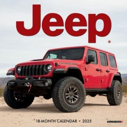 Jeep 2025 7 X 7 Mini Wall Calendar