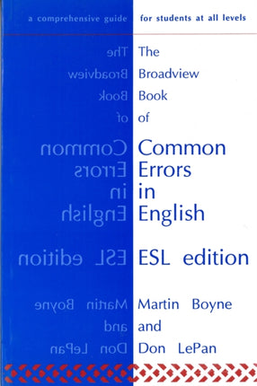 The Broadview Book of Common Errors in English