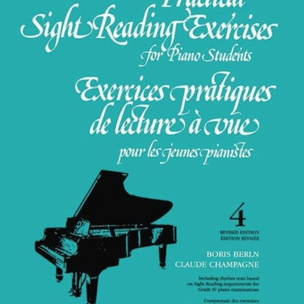 Sight Reading Exercises for Piano StudentsBk 4