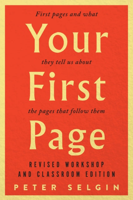 Your First Page: First Pages and What They Tell