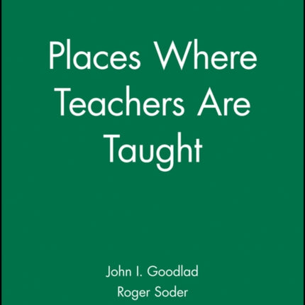 Places Where Teachers Are Taught