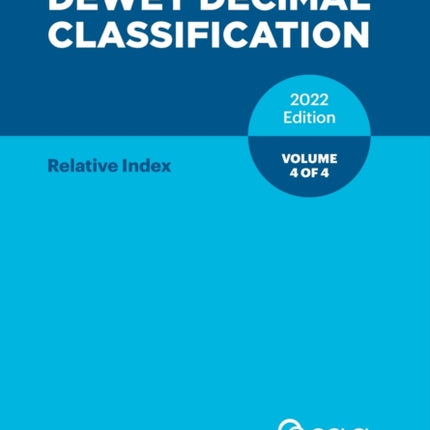 Dewey Decimal Classification 2022 Relative Index