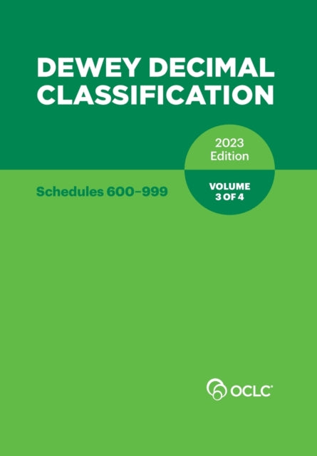 Dewey Decimal Classification 2023 Edition Volume