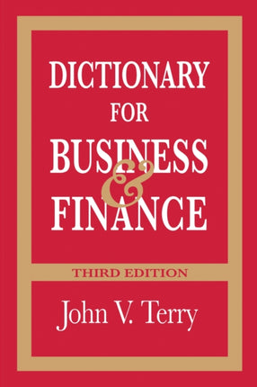 Dictionary for Business & Finance
