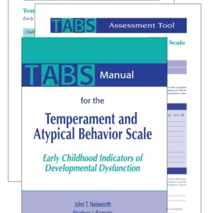 Temperament and Atypical Behavior Scale (TABS) Complete Set: Early Childhood Indicators of Developmental Dysfunction