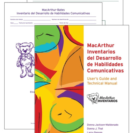 Macarthur Communicative Development Inventories (CDIs)  Complete Set of Macarthur Inventarios (User's Guide and Package of 25 of Each Form)