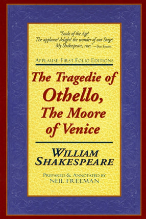 The Tragedie of Othello The Moore of Venice