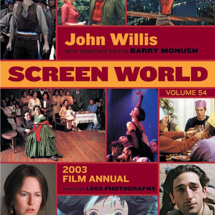 Screen World Volume 54 2003 Cloth John Willis