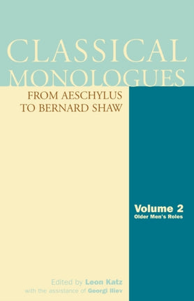 Classical Monologues Older Mens Roles v 2