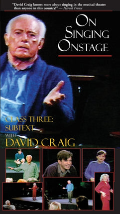 On Singing Onstage with David Craig