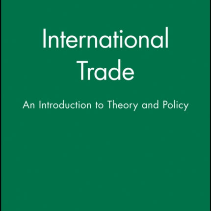 International Trade: An Introduction to Theory