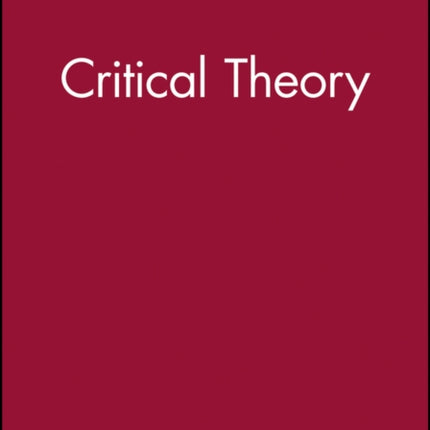 Critical Theory