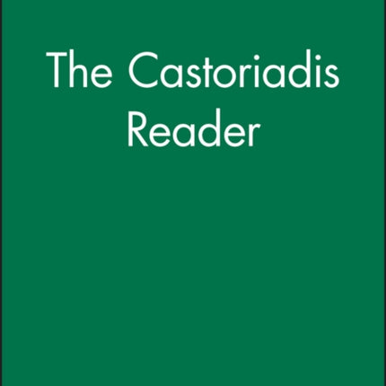 The Castoriadis Reader