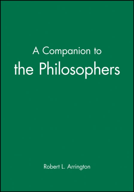 A Companion to the Philosophers