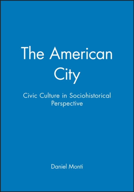 The American City: Civic Culture in Sociohistorical Perspective