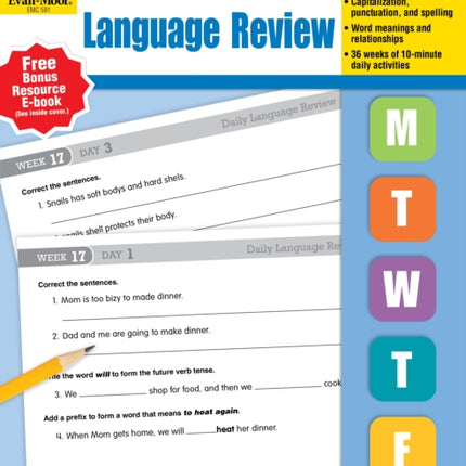 Daily Language Review Grade 3 Teacher Edition