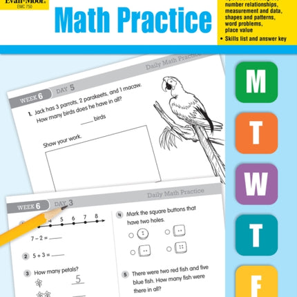 Daily Math Practice, Grade 1 Teacher Edition