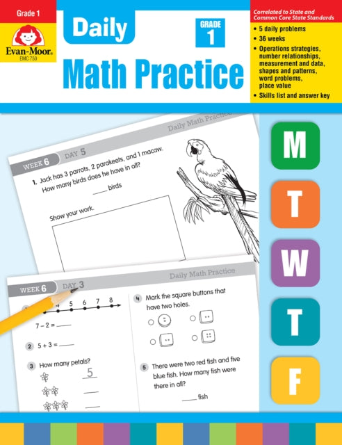 Daily Math Practice, Grade 1 Teacher Edition