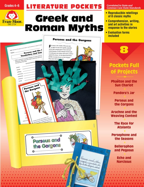 Literature Pockets: Greek & Roman Myths, Grade 4