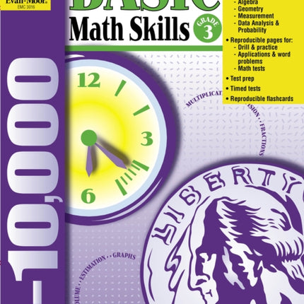 Basic Math Skills, Grade 3 Teacher Resource