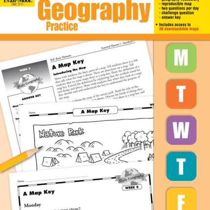 Daily Geography Practice: Grade 2