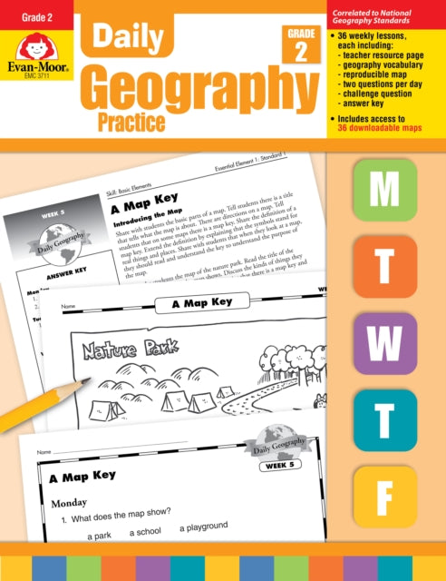 Daily Geography Practice: Grade 2