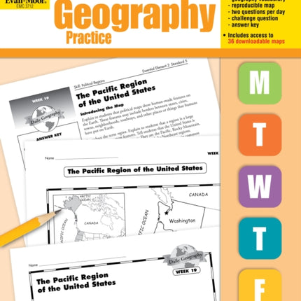 Daily Geography Practice Grade 3: EMC 3712