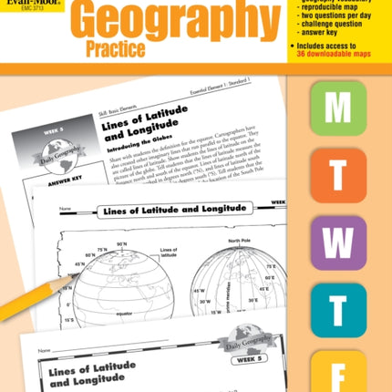 Daily Geography Practice Grade 4: EMC 3713