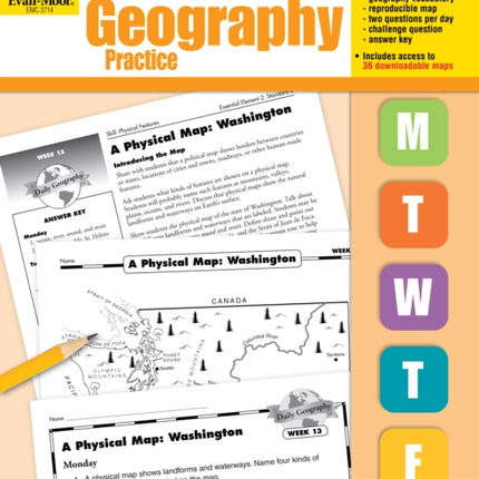 Daily Geography Practice Grade 5: EMC 3714