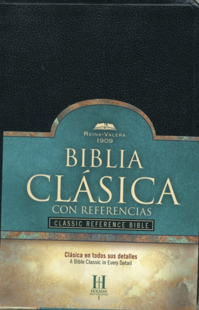 RV 1909 Biblia Clsica con Referencia negro imitacin piel