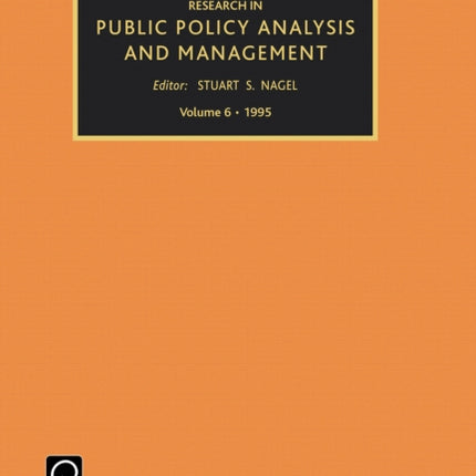 Research in Public Policy Analysis and Management