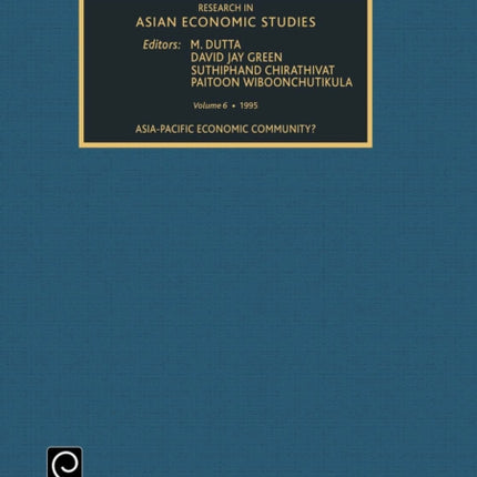 Research in Asian Economic Studies