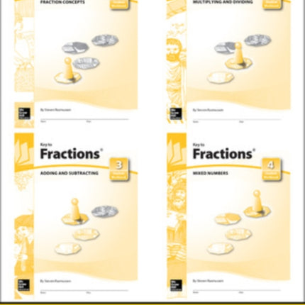 Key to Fractions, Books 1-4 Set