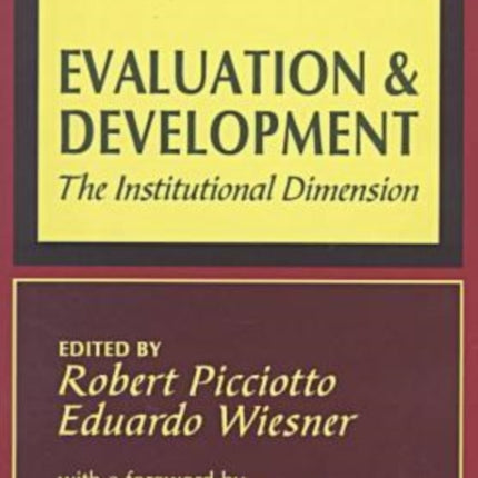 Evaluation and Development: The Institutional Dimension